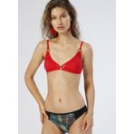 Koton Yaprak Desenli Siyah Kadın Bikini Alt