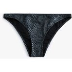 Koton Yılan Derisi Desenli Bikini Altı Normal Bel Siyah Desenli 4sak00042mm Siyah
