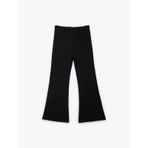 Koton Yırtmaç Detaylı Slim Fit İspanyol Paça Tayt Siyah 6skg40009ak Siyah