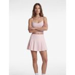 Koton Yüksek Bel Pileli Spor Mini Şort Etek - XL - Pembe
