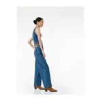 Koton Yüksek Bel Rahat Kesim Geniş Paça Pamuklu Jean Pantolon - Culotte Jeans