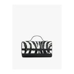 Koton Zebra Desenli Suni Deri Çok El Çantası