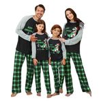 Kouric Noel Pijama Aile Seti, Dino Noel Pijama Bayan, Pijama Bayan, Tyrannosaurus Rex Eşleşen Pijama Çifti, Kadınlar için Noel Pijama Hediyeleri Noel, Kadınlar XL