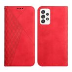 KOUYI Samsung Galaxy A33 5G Kılıf ile Uyumlu, Retro Premium PU Deri Yumuşak TPU Kapaklı Kılıf Kart Yuvaları Manyetik Stand Fonksiyonu Çevirmeli Cüzdan Darbeye Dayanıklı Cep Telefonu Kılıfı (Kırmızı)