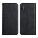 KOUYI Xiaomi Redmi 9A Kılıf ile Uyumlu, Retro Premium PU Deri Yumuşak TPU Kapaklı Kılıf Kart Yuvaları Manyetik Stand Fonksiyonu Çevirmeli Cüzdan Darbeye Dayanıklı Cep Telefonu Kılıfı (Siyah)