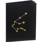 Kova Burcu Yıldız Haritası Siyah Defter