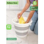 Kova Katlanır Su Kovası Silikon Kova Katlanabilir Bebek Kovası Bpa Free