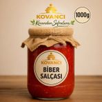 Kovancı Gıda Ev Yapımı Doğal Biber Salçası 1000 G Katkısız & Güneşte Kurutulmuş - 1 kg