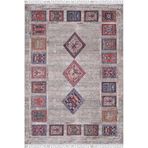 Kowalewo Kırmızı MadalyonModern Geometrik Etnik Desenli Boho Makinada Yıkanabilir Hav Toz Vermez Leke Tutmaz Kaymaz Taban Dijital Makine Baskı Halı Oturma Odası Salon Yolluk Koridor Mutfak Halısısı
