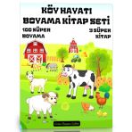 Koy Hayati Boyama Kitap Seti (3 Super Kitap)