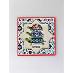 Köyceğiz Temalı Polyester Kabartmalı Kaplumbağa Desen Magnet 7 X 7 Cm – Dekoratif Hediyelik Buzdolabı Süsü (Kod:1196)