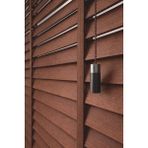 Koyu Ceviz 50MM %100 Gerçek Ahşap Jaluzi Perde Redüktörlü Zincir Mekanizmalı Ofis/ev Tüm Mekanlar - Kırmızı - 110 x 210