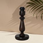 Koyu Ceviz Ahşap Abajur Ayak Vintage Model Ayk001245 Ceviz