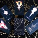 Koyu Gri Tarzı Doğaüstü Tarot Destesi ve Rehber Kitap Kart Oyunu Hediye Pdf Rehber Kitapla 78 Kart Destesi Supernatural Tarot Okült Tarot Muse (Yurt Dışından)