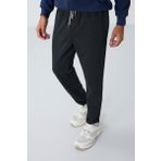 Koyu Gri Yüzeyi Dokulu Standart Fit Erkek Eşofman Alt- 82154