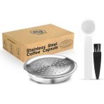 Koyu Haki Stili Philips Makinesi ile Uyumlu Senseo Kahve Filtresi Espresso Için Icafilas Stianless Çelik Yeniden Kullanılabilir Kapsül (Yurt Dışından)