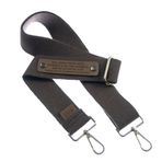 Koyu Kahve Renk, Hediyelik İsme Özel Unisex Çanta Omuz Askısı, 120 Cm, Ayarlanabilir Uzunluk, Yüksek Kalite Aksesuar, Günlük Kullanıma Uygun, Ultra Kalite 4 cm Genişliğinde Pamuk Kolon