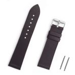 Koyu Kahverengi Spor Hakiki Deri Saat Kordonu Kayış 18-20-22-24-26mm (22mm)