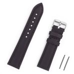 Koyu Kahverengi Spor Hakiki Deri Saat Kordonu Kayış 18-20-22-24-26mm (24mm)