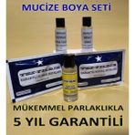 Koyu Lacivert 5li Kumaş Boya Seti+Sabitleme+Kalıcı Için Sirke+Parlaklık Için Iyotsuz Tuz+2 Adet Boya