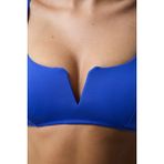 Koyu Mavi V Kesimli Bikini Üstü - 36
