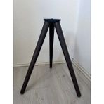 Koyu Meşe 38 cm Konik Ahşap Mobilya Ayağı – 3’ Adet Ahşap Ayak (Koltuk, Puf, Tv Ünitesi, Dresuar, Orta Sehpa Için – Girişli Bağlantı Aparatı Dahil)
