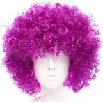 Koyu Mor Renk Afro Bonus Parti Peruğu