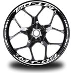 Koyu Sarı Yamaha Fz6 Takım Jant Sticker Etiket