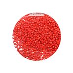 Koyu Turuncu Renk 4 Mm Yaklaşık 1100 Adet / 100 Gram Cam Boncuk Oya Yazma Bileklik Ve Kolye