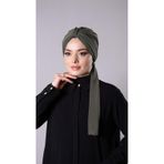 Koyu Vizon Pratik Hazır Geçmeli Tesettür Bone Sandy Kumaş Atkılı 2204_38