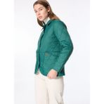Koyu Yeşil Kadın Relaxed Fit Kapitone Gömlek Ceket J4WL-CKT7080 - S