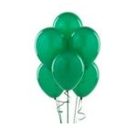 Koyu Yeşil Pastel Balon 50 Adet + 5 mt Balon Zinciri