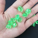 Koyu Yeşil Stil 11X14MM 11*14MM Akvaryum Akrilik Taşlar Kristal Buz Küpleri Dekor Vazo Doldurucu Kaya Balık Tankı Ev Süsü Peyzaj (Yurt Dışından) - Akvaryum dekorasyonu