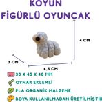Koyun Figür - 3D Küçükbaş Hayvan Oyuncak