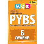 KOZ 6. Sınıf PYBS 6 Deneme Kurmay Yayınları