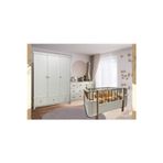 Koza %100 Mdf Bohem Ahşap Beyaz Maxi Bebek Odası Takımı ( 80X130 Cm ( 80X180 Cm ) Sabit Büyüyen Beşik )