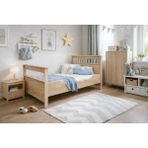 Koza %100 Mdf Bonnie Ahşap Beyaz 90X190 cm Bebek & Çocuk Montessori Karyola - Beyaz - Ahşap - 90 x 190 cm