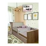 Koza %100 MDF Safir Panjur 90*190 Yavrulu Kapitoneli Karyola
