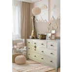 Koza Bonnie %100 Mdf Beyaz 8 Çekmeceli Bebek & Çocuk Şifonyer