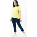 Koza Butik Kadın Büyük Beden Sırt Detaylı Eşofman Takımı 3804-23 Lacivert 4XL