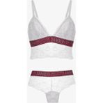Koza Danger Yazılı Süngerli Bralet Takım - 80227 - Ekru