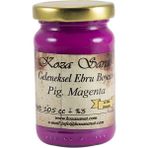 Koza Ebru Boyası - Ezilmiş Boya Pigment Magenta 105 Cc