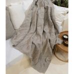 Koza Home 130x170 cm Espuma De Mar Vizon Tv Battaniyesi
