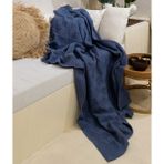 Koza Home 15016 160x220 cm Plaid Indigo Tek Kişilik Battaniye