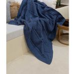 Koza Home 15042 130x170 cm Trenza Indigo Tv Battaniyesi