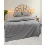 Koza Home 9556A Pacifico Smoke Tek Kişilik Nevresim Takımı