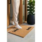 Koza Home Coco Hello Bye Kıl Kapı Önü Paspası 40X60 3678 - Natural - 40 x 60 cm