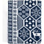Koza Home Destino Mavi Yeni Yıl Yılbaşı Desenli Tv Battaniyesi 130X170 2022 - 130 x 170 cm