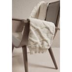 Koza Home Espuma De Mar Krem Çift Kişilik Battaniye 37125 - 200 x 220 cm