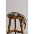 Koza Home Ivory Bej Bordürlü Mikro Fiber Pamuk 2li Banyo Havlusu Seti 50 x 90 - 70 x 140 1104A - 50 x 90 cm
